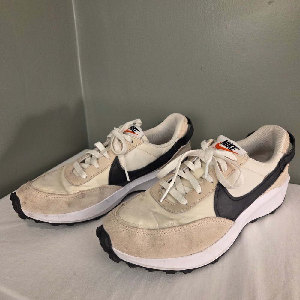 Nike Women's Waffle Debut Sneakers Sanddrift Black Size 10